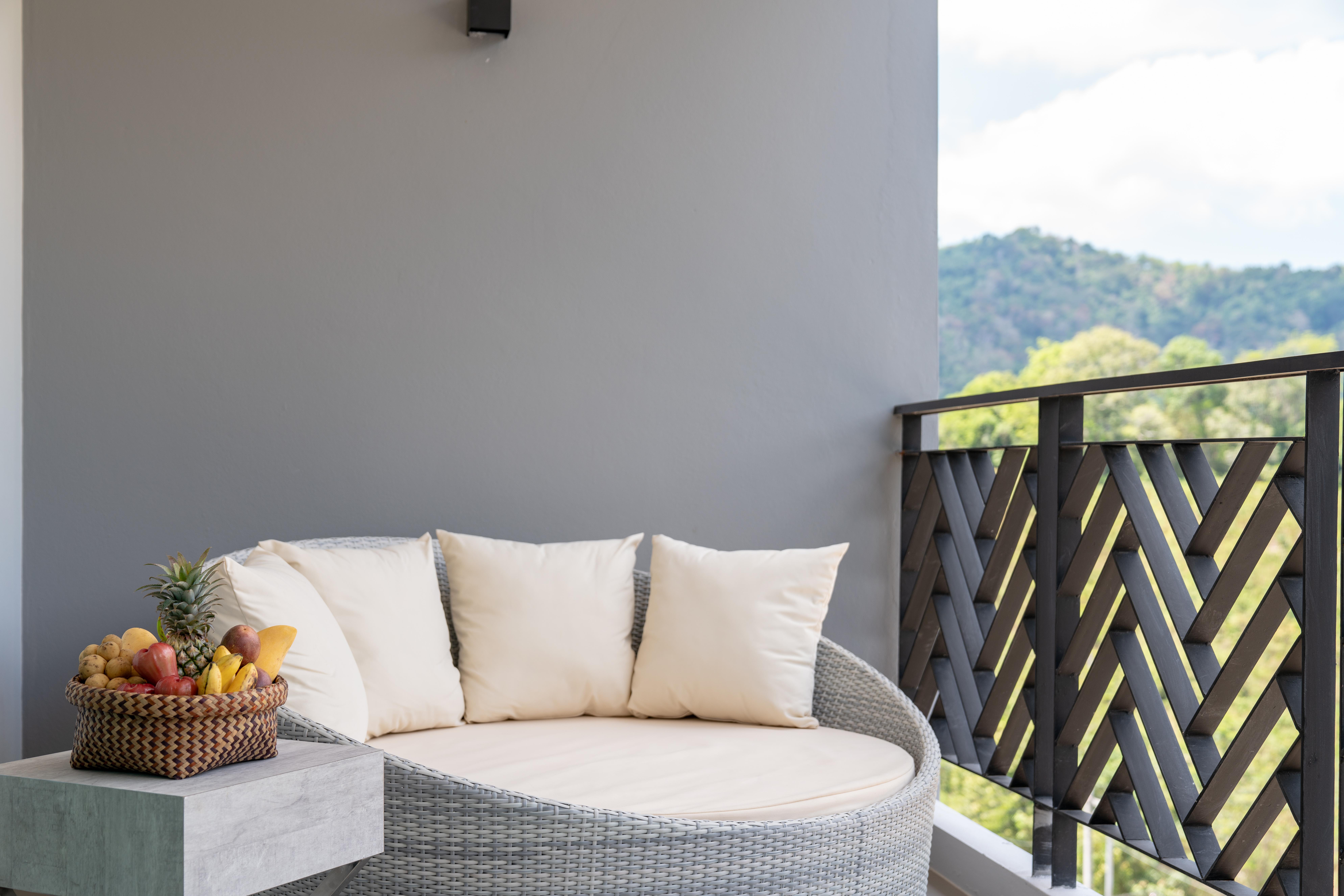 Anana Ecological Resort Krabi - Sha Extra Plus Ao Nang Bagian luar foto A balcony with a rattan chair